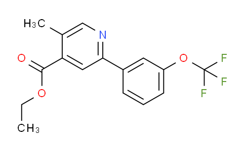 AM93621 | 1261447-89-5 | Ethyl 5-methyl-2-(3-(trifluoromethoxy)phenyl)isonicotinate