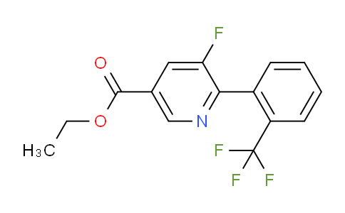 AM93645 | 1261439-19-3 | Ethyl 5-fluoro-6-(2-(trifluoromethyl)phenyl)nicotinate