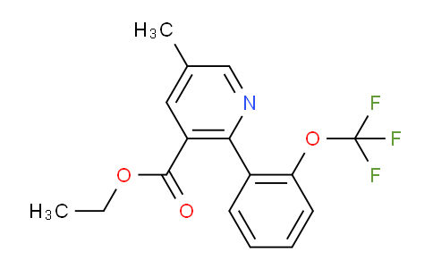 AM93672 | 1261863-88-0 | Ethyl 5-methyl-2-(2-(trifluoromethoxy)phenyl)nicotinate