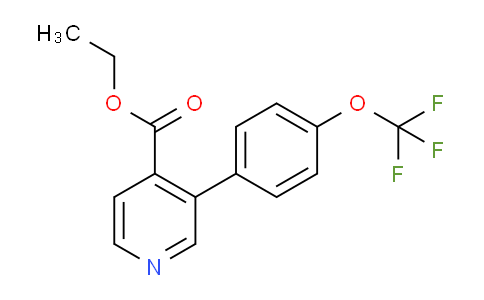 Ethyl 3-(4-(trifluoromethoxy)phenyl)isonicotinate
