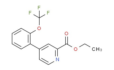 AM93696 | 1261573-19-6 | Ethyl 4-(2-(trifluoromethoxy)phenyl)picolinate