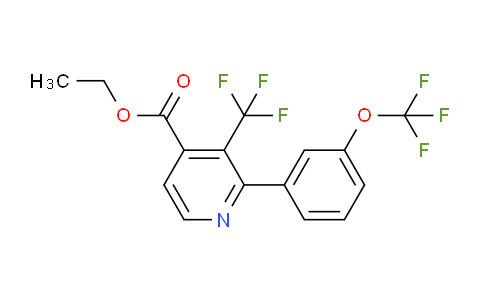 AM93708 | 1261616-81-2 | Ethyl 2-(3-(trifluoromethoxy)phenyl)-3-(trifluoromethyl)isonicotinate