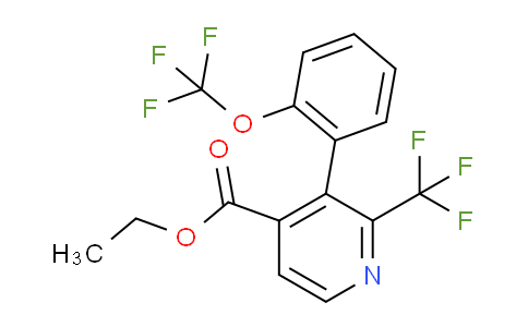 AM93714 | 1261797-10-7 | Ethyl 3-(2-(trifluoromethoxy)phenyl)-2-(trifluoromethyl)isonicotinate
