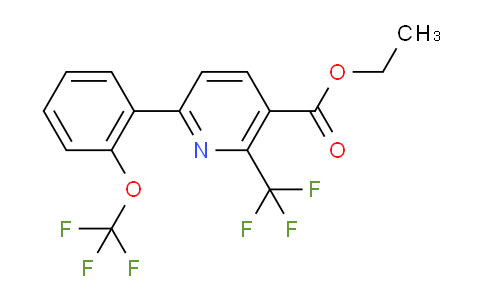 AM93726 | 1261829-73-5 | Ethyl 6-(2-(trifluoromethoxy)phenyl)-2-(trifluoromethyl)nicotinate