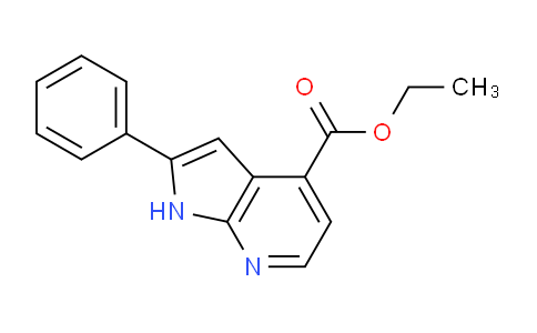 Ethyl 2-phenyl-1H-pyrrolo[2,3-b]pyridine-4-carboxylate