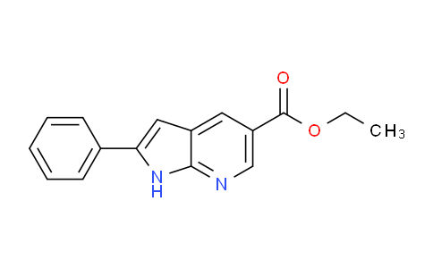 Ethyl 2-phenyl-1H-pyrrolo[2,3-b]pyridine-5-carboxylate