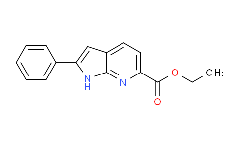 Ethyl 2-phenyl-1H-pyrrolo[2,3-b]pyridine-6-carboxylate