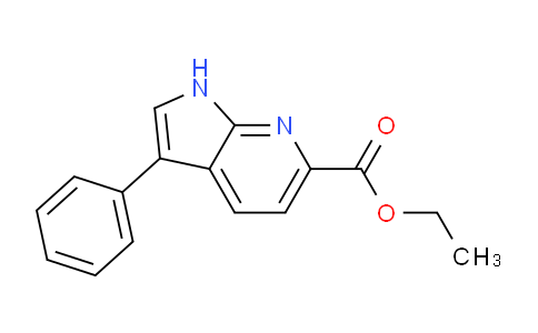 AM93790 | 1261743-43-4 | Ethyl 3-phenyl-1H-pyrrolo[2,3-b]pyridine-6-carboxylate