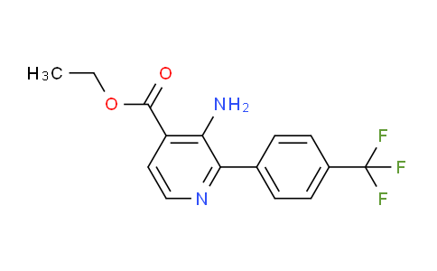 Ethyl 3-amino-2-(4-(trifluoromethyl)phenyl)isonicotinate