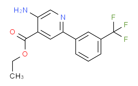 Ethyl 5-amino-2-(3-(trifluoromethyl)phenyl)isonicotinate