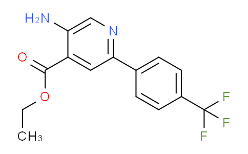 Ethyl 5-amino-2-(4-(trifluoromethyl)phenyl)isonicotinate