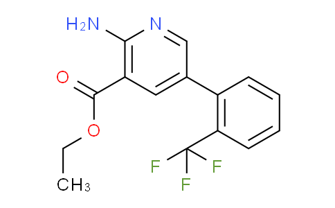 Ethyl 2-amino-5-(2-(trifluoromethyl)phenyl)nicotinate
