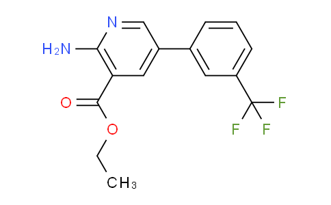 Ethyl 2-amino-5-(3-(trifluoromethyl)phenyl)nicotinate