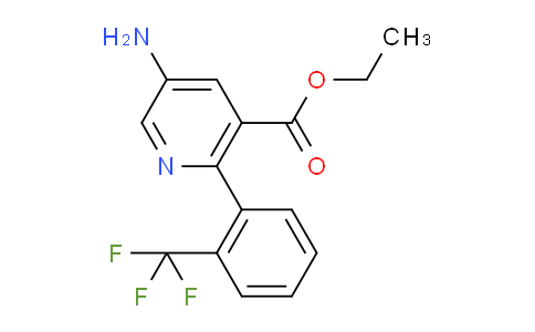 Ethyl 5-amino-2-(2-(trifluoromethyl)phenyl)nicotinate