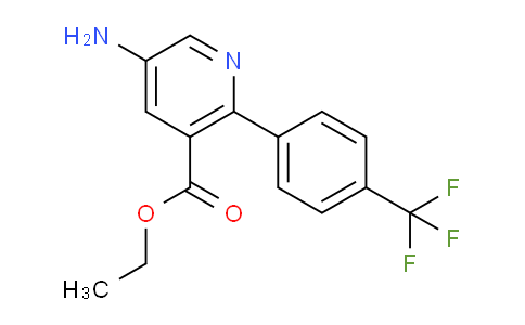 Ethyl 5-amino-2-(4-(trifluoromethyl)phenyl)nicotinate