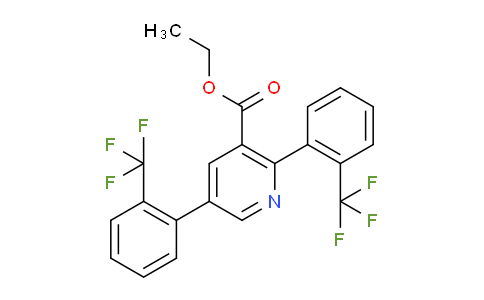 Ethyl 2,5-bis(2-(trifluoromethyl)phenyl)nicotinate