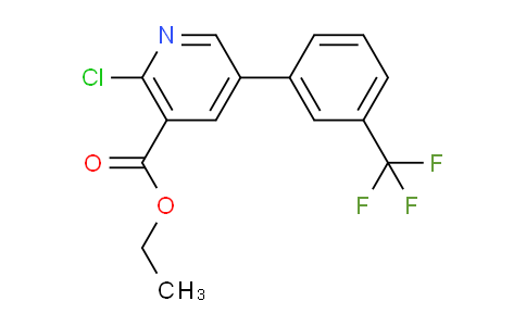 Ethyl 2-chloro-5-(3-(trifluoromethyl)phenyl)nicotinate