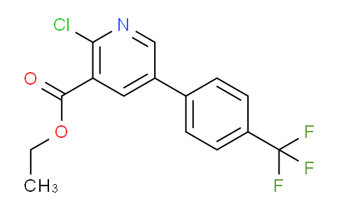 Ethyl 2-chloro-5-(4-(trifluoromethyl)phenyl)nicotinate