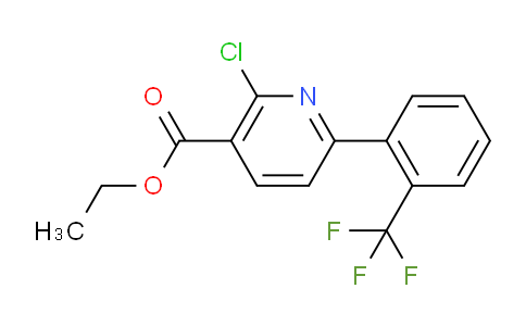 Ethyl 2-chloro-6-(2-(trifluoromethyl)phenyl)nicotinate