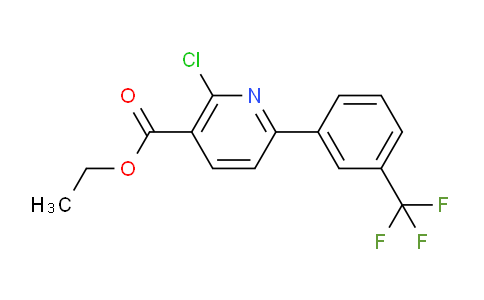 Ethyl 2-chloro-6-(3-(trifluoromethyl)phenyl)nicotinate