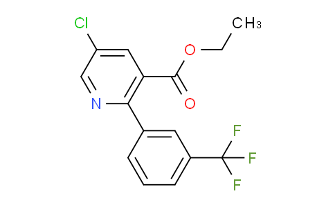 Ethyl 5-chloro-2-(3-(trifluoromethyl)phenyl)nicotinate