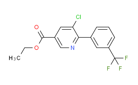 Ethyl 5-chloro-6-(3-(trifluoromethyl)phenyl)nicotinate