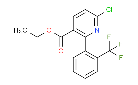 Ethyl 6-chloro-2-(2-(trifluoromethyl)phenyl)nicotinate