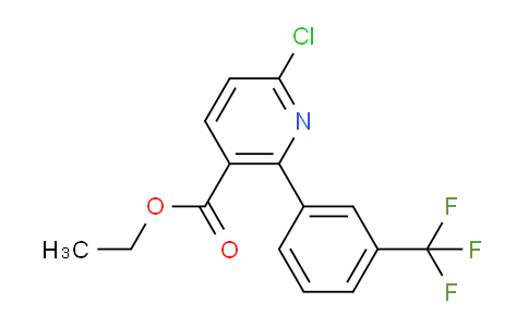 Ethyl 6-chloro-2-(3-(trifluoromethyl)phenyl)nicotinate