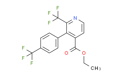 Ethyl 2-(trifluoromethyl)-3-(4-(trifluoromethyl)phenyl)isonicotinate