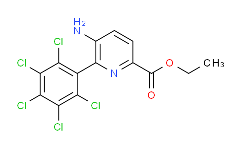 AM94080 | 1361517-95-4 | Ethyl 5-amino-6-(perchlorophenyl)picolinate