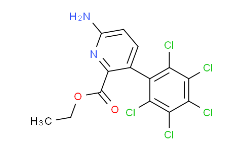 AM94081 | 1361653-39-5 | Ethyl 6-amino-3-(perchlorophenyl)picolinate
