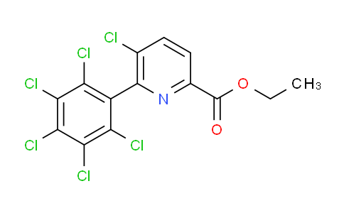 Ethyl 5-chloro-6-(perchlorophenyl)picolinate