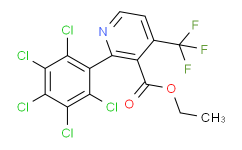 Ethyl 2-(perchlorophenyl)-4-(trifluoromethyl)nicotinate