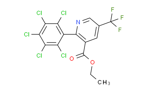 Ethyl 2-(perchlorophenyl)-5-(trifluoromethyl)nicotinate