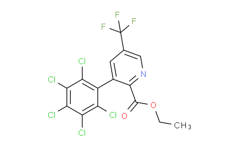 Ethyl 3-(perchlorophenyl)-5-(trifluoromethyl)picolinate