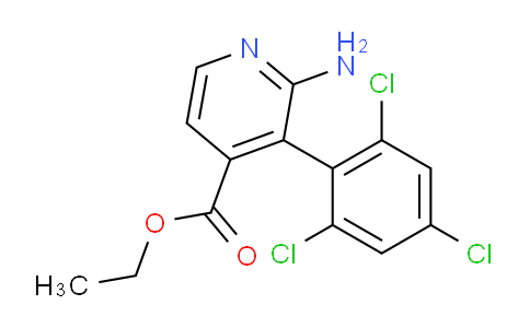 Ethyl 2-amino-3-(2,4,6-trichlorophenyl)isonicotinate