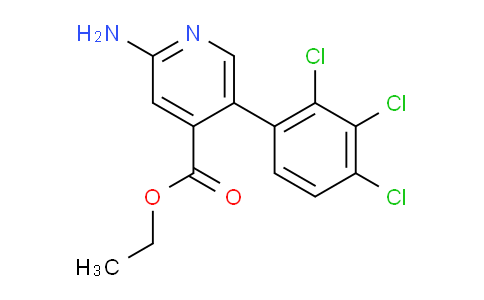 Ethyl 2-amino-5-(2,3,4-trichlorophenyl)isonicotinate