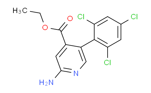 Ethyl 2-amino-5-(2,4,6-trichlorophenyl)isonicotinate