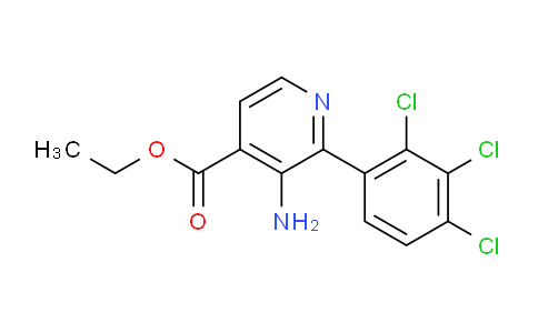 Ethyl 3-amino-2-(2,3,4-trichlorophenyl)isonicotinate