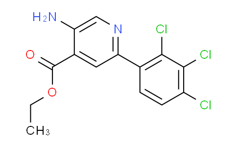 Ethyl 5-amino-2-(2,3,4-trichlorophenyl)isonicotinate