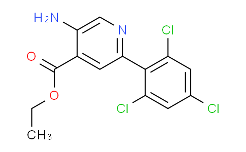 Ethyl 5-amino-2-(2,4,6-trichlorophenyl)isonicotinate