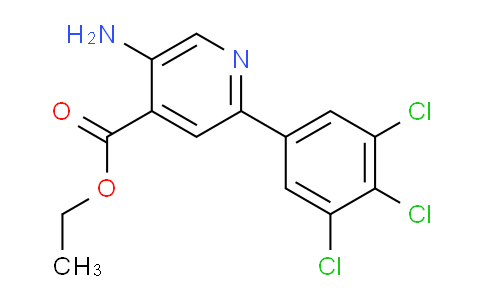 Ethyl 5-amino-2-(3,4,5-trichlorophenyl)isonicotinate