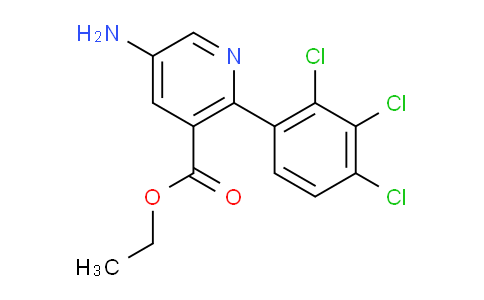 Ethyl 5-amino-2-(2,3,4-trichlorophenyl)nicotinate