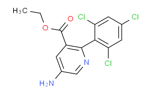Ethyl 5-amino-2-(2,4,6-trichlorophenyl)nicotinate