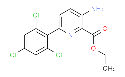 Ethyl 3-amino-6-(2,4,6-trichlorophenyl)picolinate