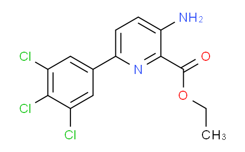 Ethyl 3-amino-6-(3,4,5-trichlorophenyl)picolinate