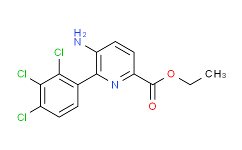 Ethyl 5-amino-6-(2,3,4-trichlorophenyl)picolinate