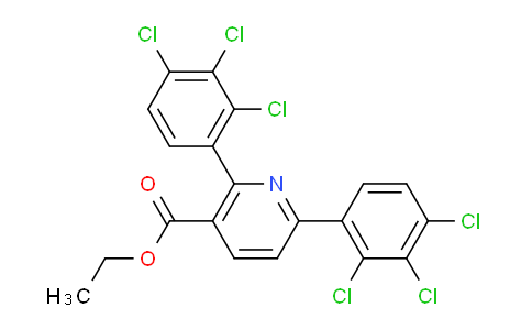 Ethyl 2,6-bis(2,3,4-trichlorophenyl)nicotinate
