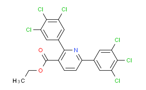Ethyl 2,6-bis(3,4,5-trichlorophenyl)nicotinate