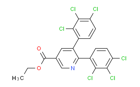 Ethyl 5,6-bis(2,3,4-trichlorophenyl)nicotinate